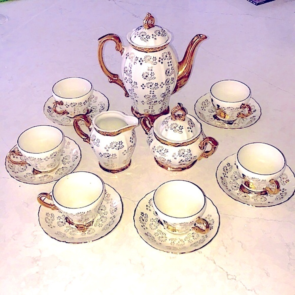 Vintage 15 piece Espresso Coffee Set
